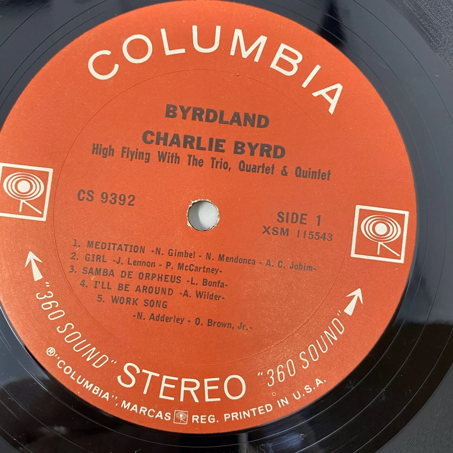 Charlie Byrd BYRDLAND Vinyl LP Record Jazz VG+