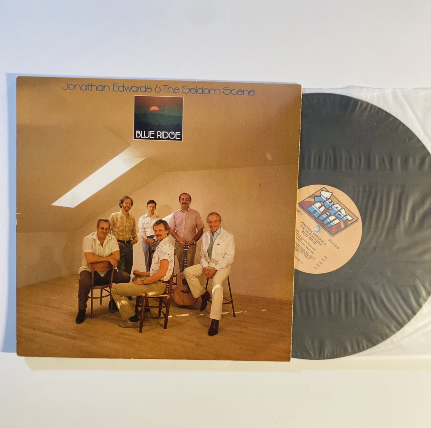 Jonathan Edwards & The Seldom Scene BLUE RIDGE Vinyl LP Record BLUEGRASS VG+