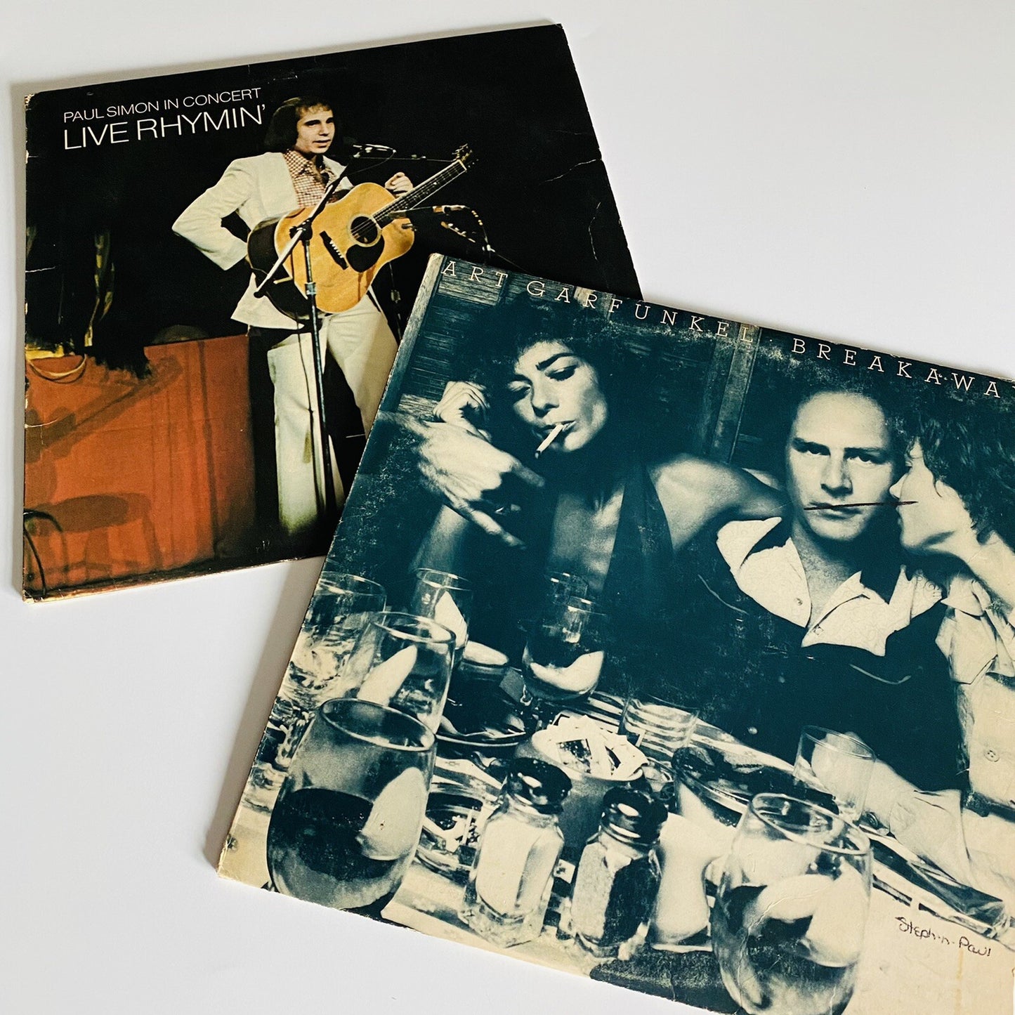 Simon & Garfunkel SOLO RECORDS Vinyl LP Record VG+ media /VG sleeves
