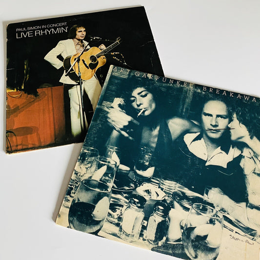 Simon & Garfunkel SOLO RECORDS Vinyl LP Record VG+ media /VG sleeves