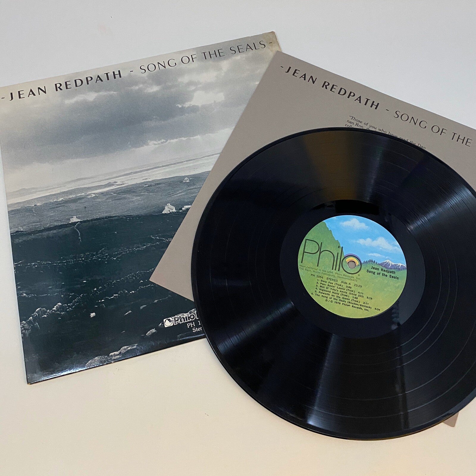 Jean Redpath SONG OF THE SEALS Vinyl LP Record Irish Folk VG+ w/booklet