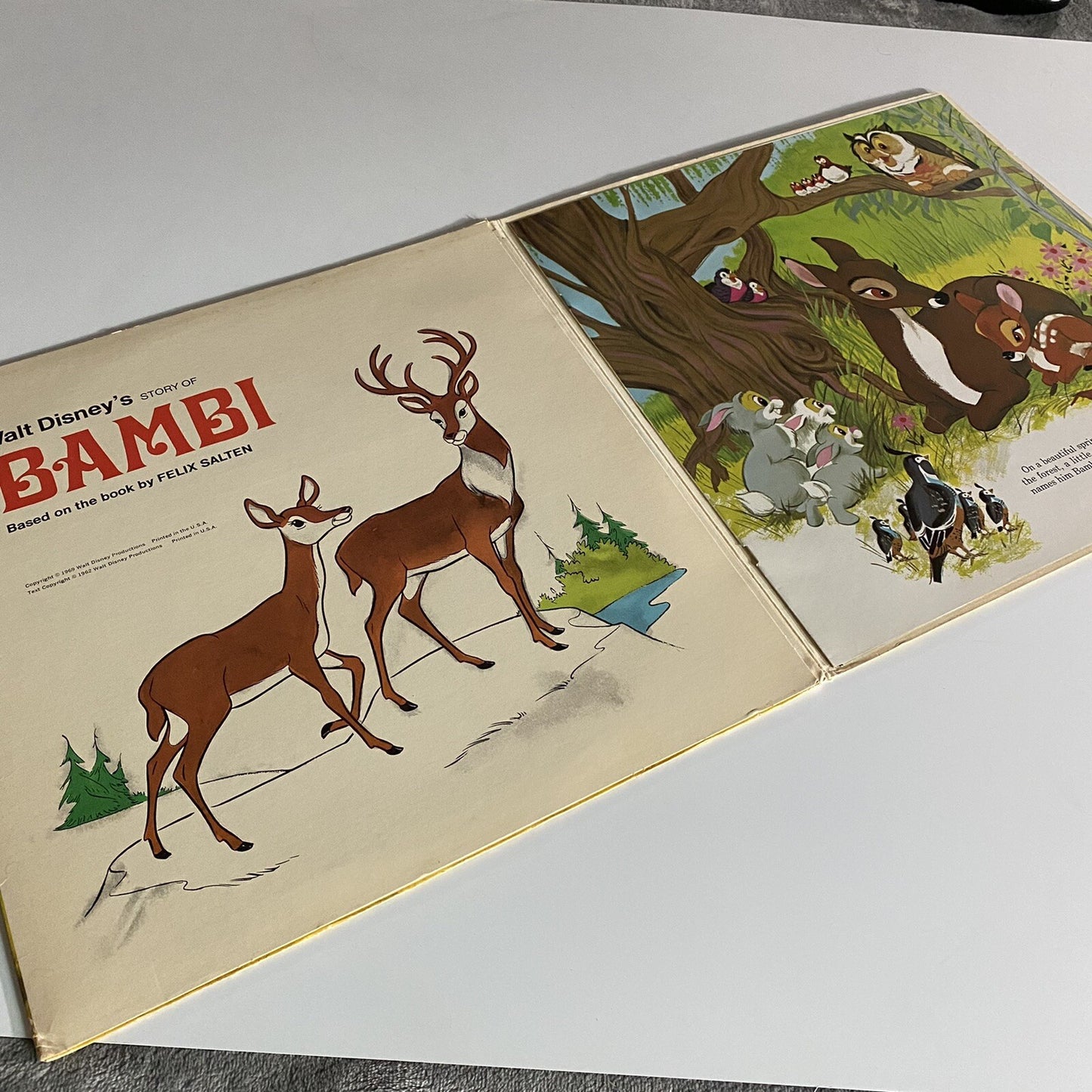 7 Walt Disney Vinyl Record Bundle/Bambi /Alice Wonderland / Pinocchio & more VG+