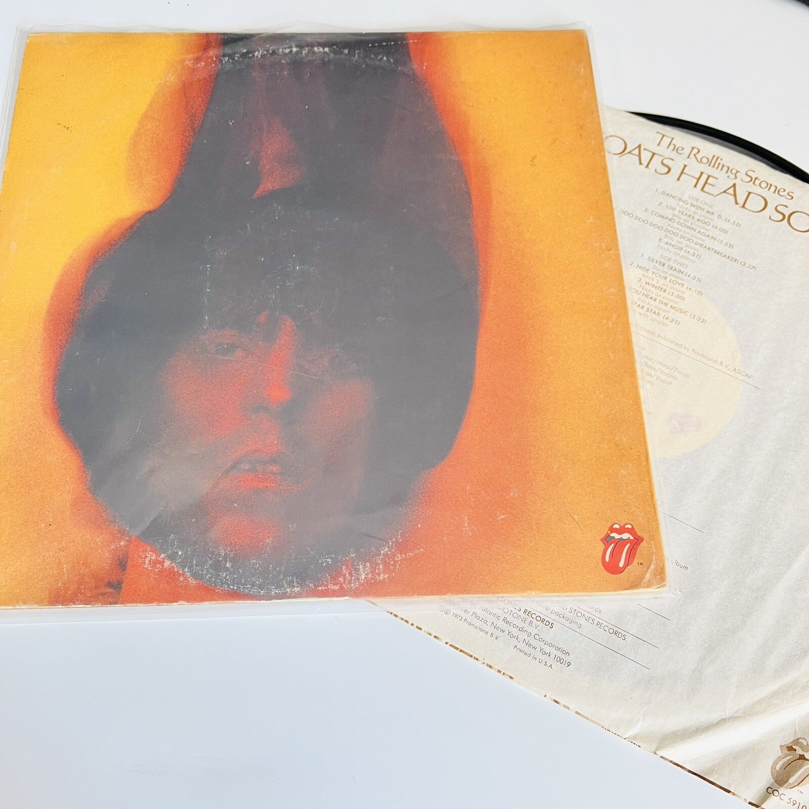 Rolling Stones GOATS * THROUGH THE PAST + BIG HITS Vinyl LP Record VG+ & VG