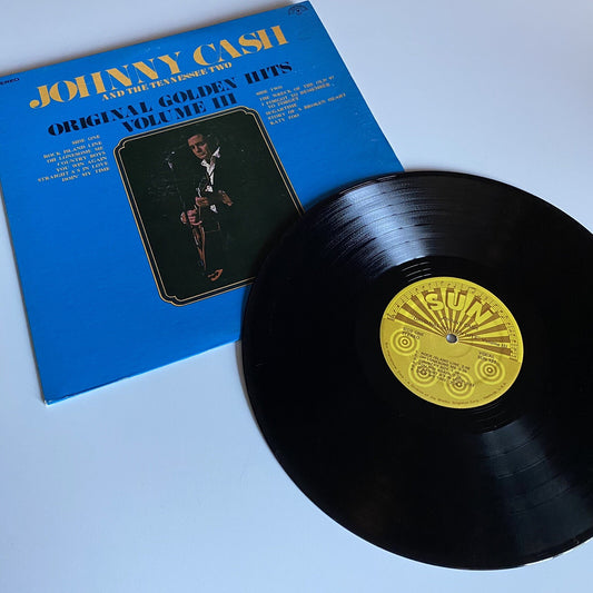 Johnny Cash & the Tenn Two ORIG GOLDEN HITS VOLUNE III Vinyl LP Record SUN VG+