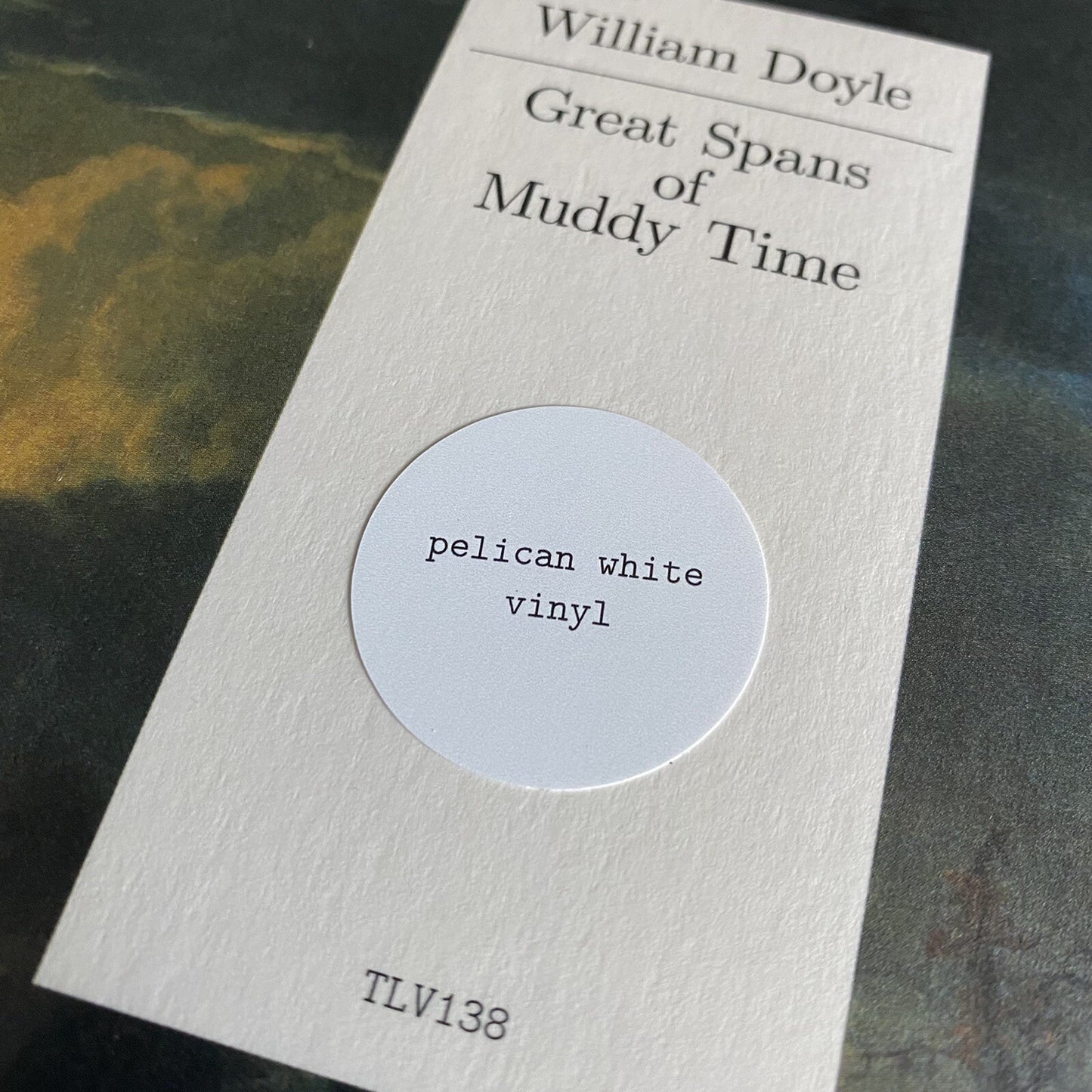 William Doyle GREAT SPANS OF MUDDY TIME Color Vinyl LP Record NEW SEALED
