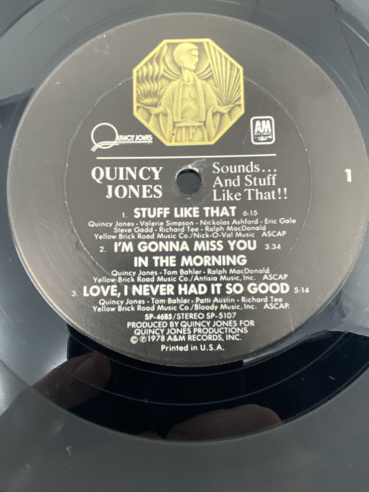 QUINCY JONES - SOUNDS... VINYL LP Record Album