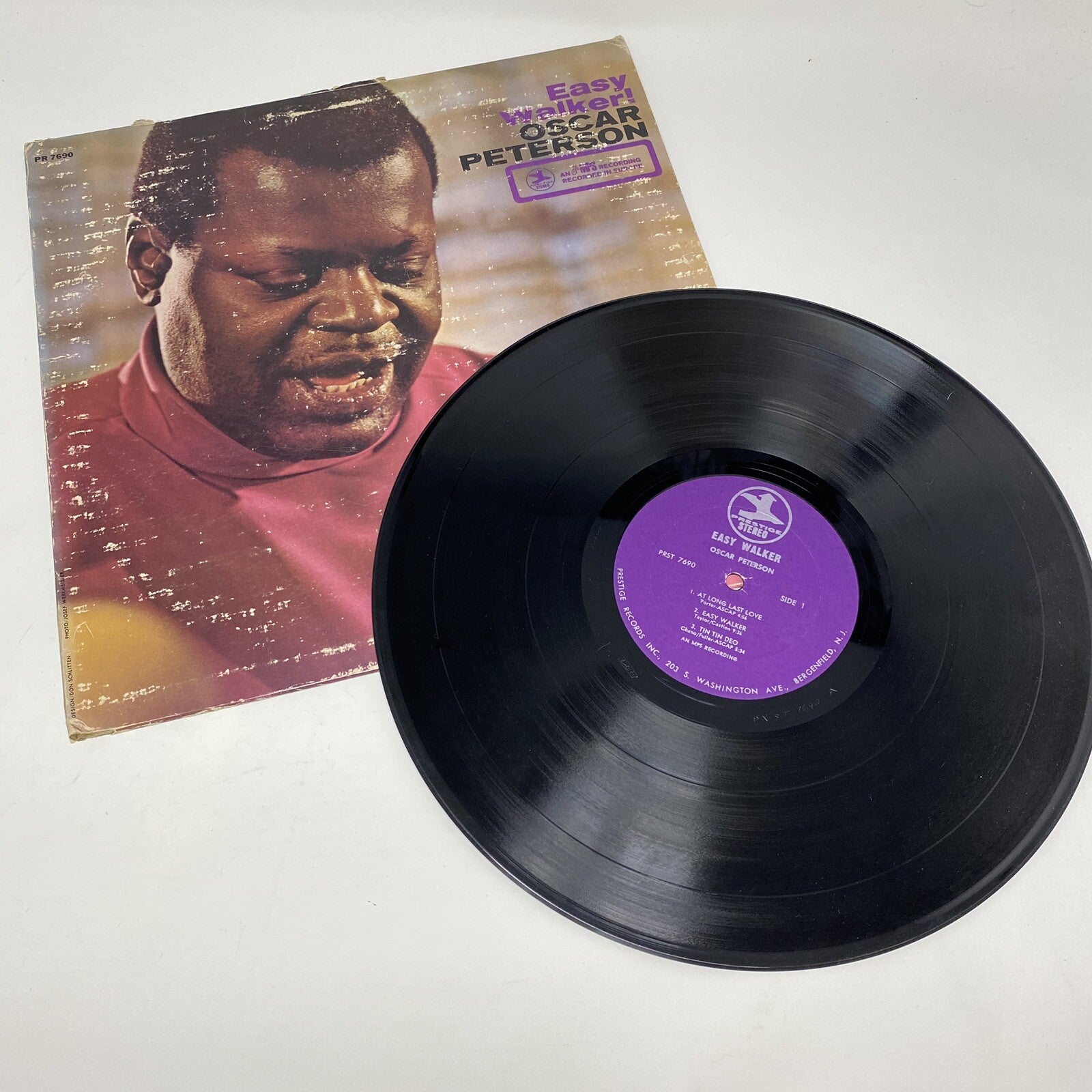 Oscar Peterson EASY WALKER! Vinyl LP Record PRESTIGE 7690 VG 