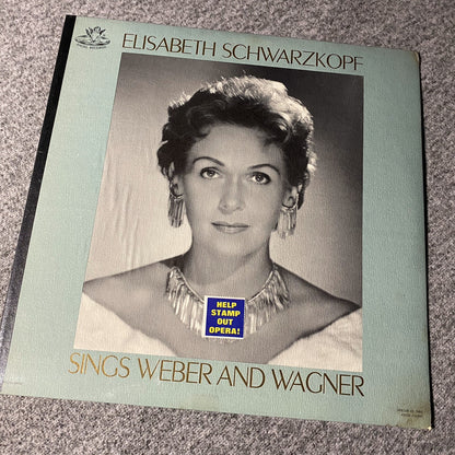 Elisabeth Schwarzkopf SINGS WEBER & WAGNER Sealed LP VINYL RECORD