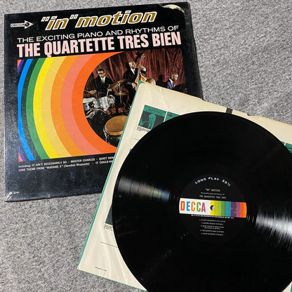 The Quartet Tres Bien IN MOTION Vinyl LP Record DECCA- DL 4791 VG+