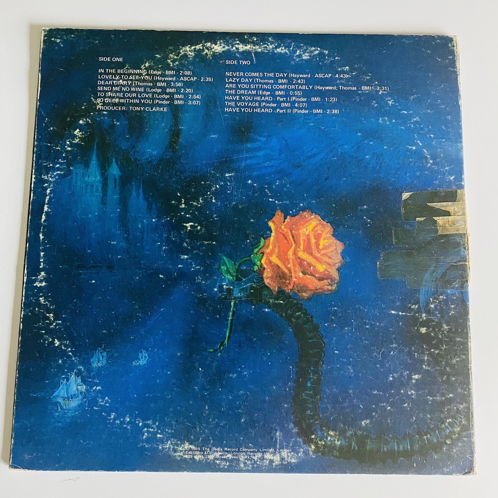 The Moody Blues EVERY GOOD BOY + THRESHOLD Vinyl LP Bundle VG