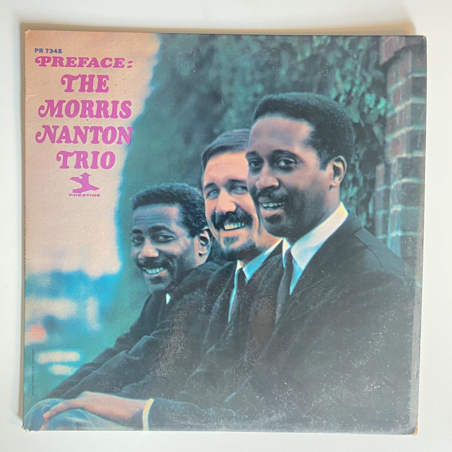 The Morris Nanton Trio PREFACE Vinyl LP Record Prestige PR 7345 VG+