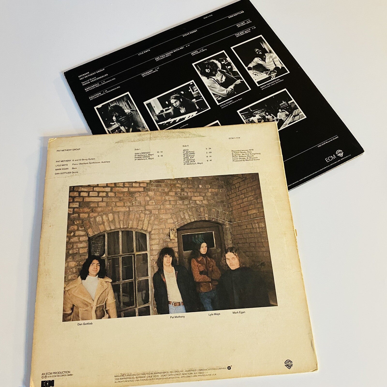 Pat Metheny Group OFFRAMP + SELF-TITLED Vinyl LP Record VG+