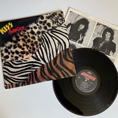 Kiss ANIMALIZE Vinyl LP Record VG+
