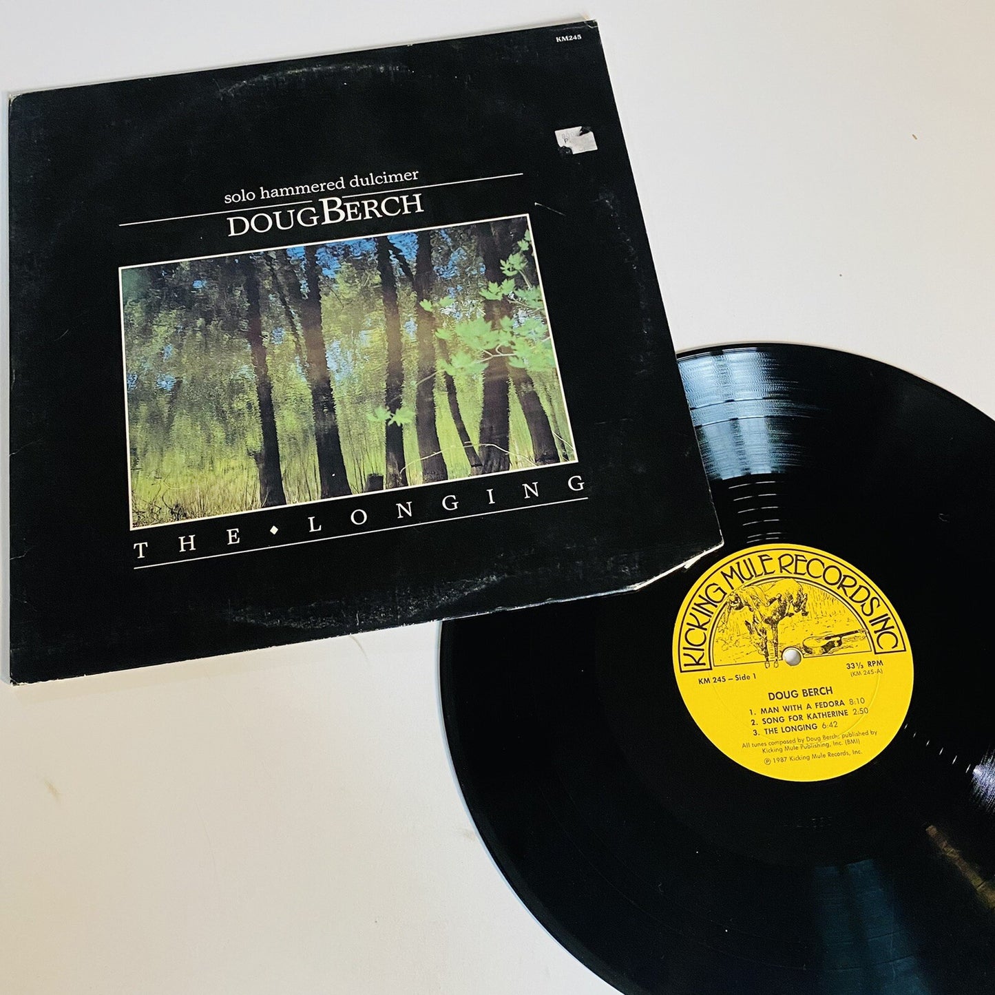 Doug Berch SOLO HAMMERED DULCIMER Vinyl LP Record VG+