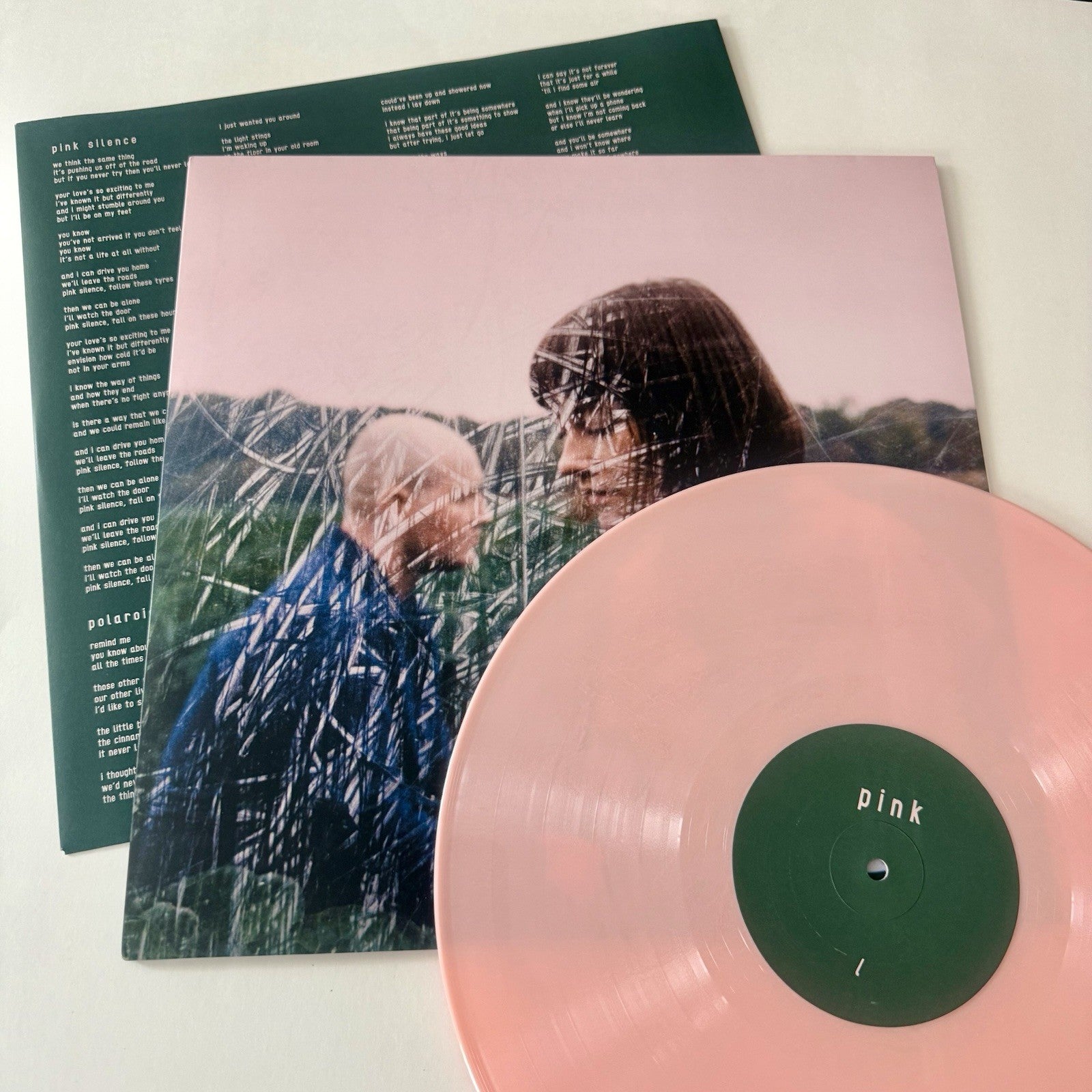 Cloth PINK SILENCE Color Vinyl LP Record NEW