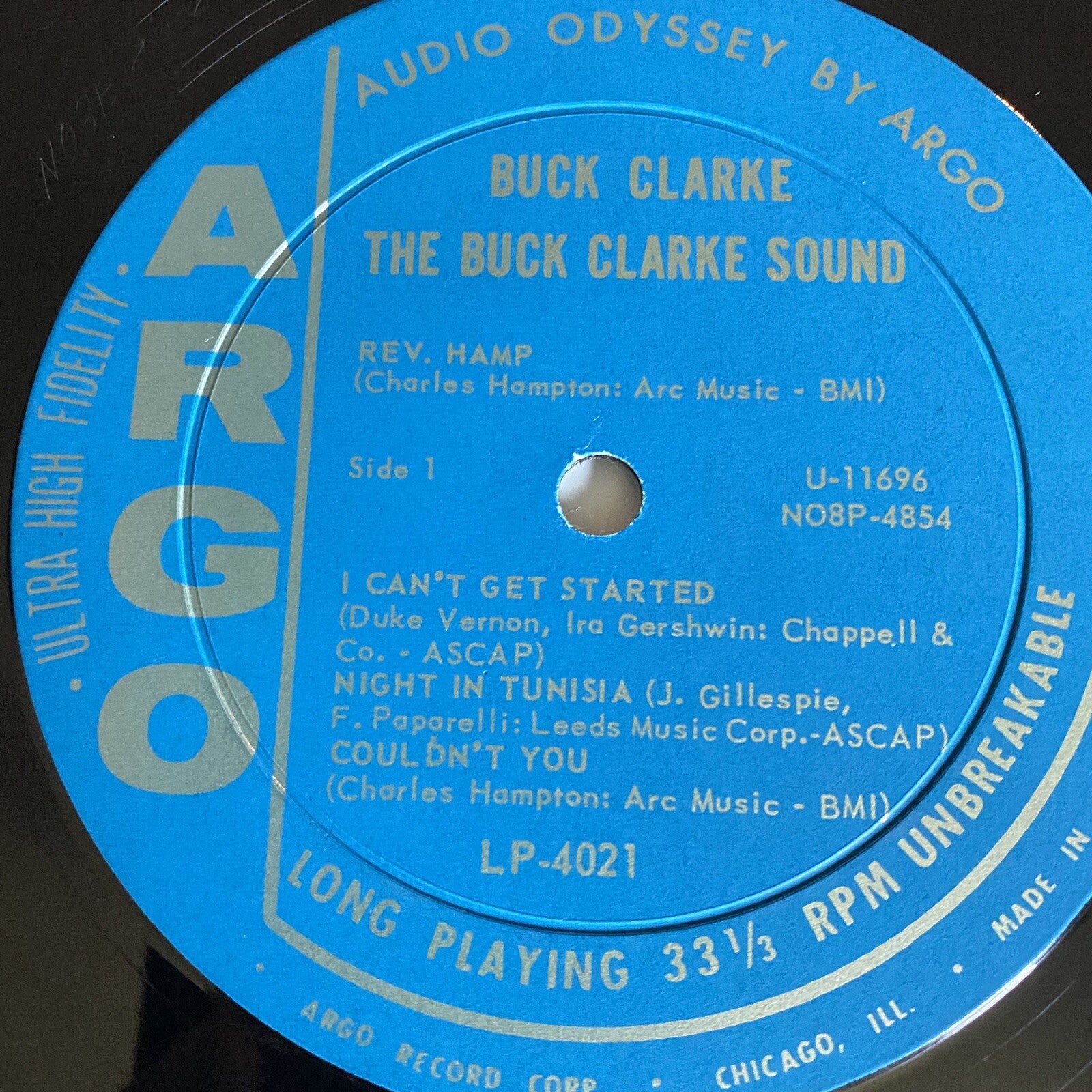 The Buck Clarke Sound VINYL LP RECORD Mono VG+/G+