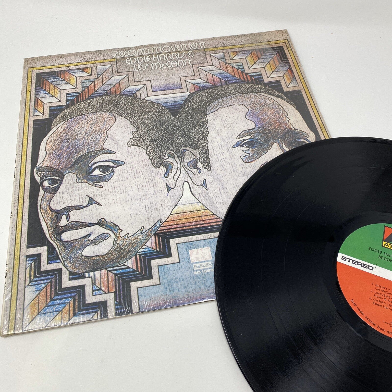 Eddie Harris & Les McCann SECOND MOVEMENT Vinyl LP Record 1583 1971 Jazz Funk