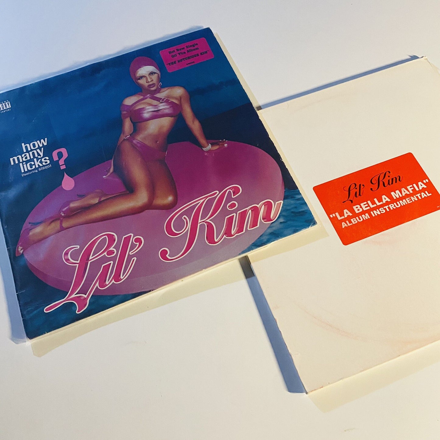 Lil' Kim LA BELLA MAFIA (instrumental) + HOW MANY LICKS 12" Vinyl Record VG+