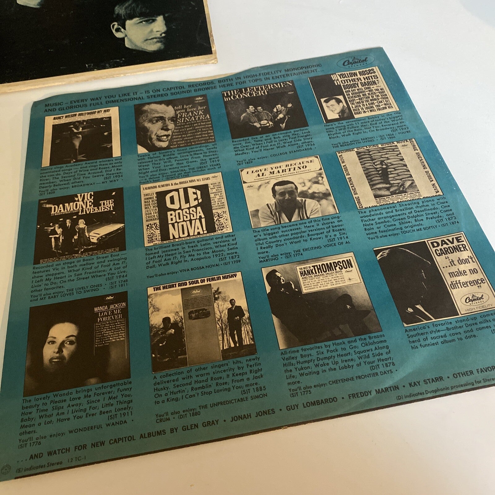 Beatles MEET THE BEATLES! Vinyl LP Record MONO Scranton Pressing VG/VG 