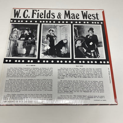 Mae West W.C. Fields HIS ONLY RECORDING Vinyl LP Record VG+