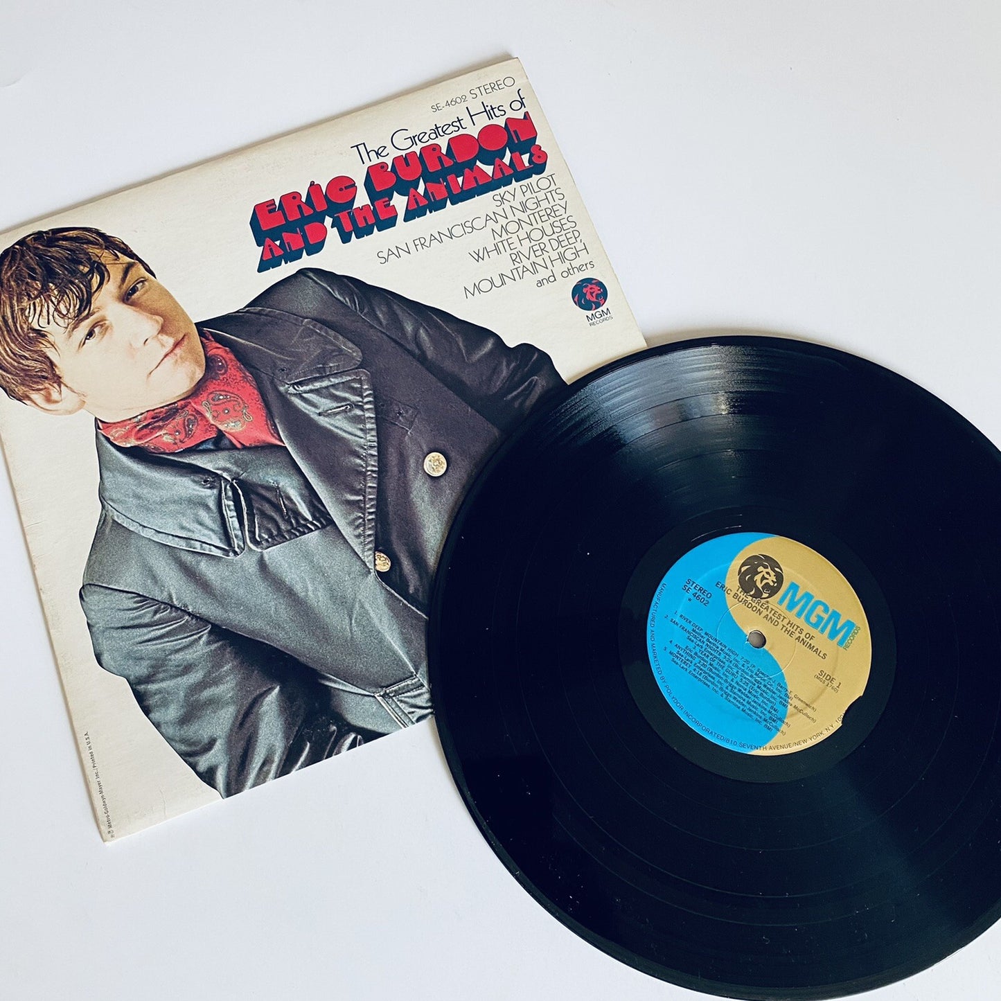 Eric Burdon & The Animals GREATEST HITS Vinyl LP Record EX/VG+