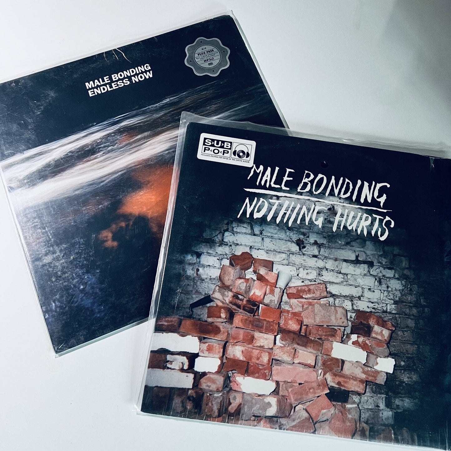 Male Bonding NOTHING HURTS + ENDLESS NOW  Vinyl LP Record NEW Sealed MINT