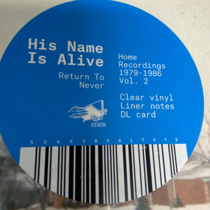 His Name Is Alive RETURN TO NEVER Clear Vinyl LP Record NEW SEALED