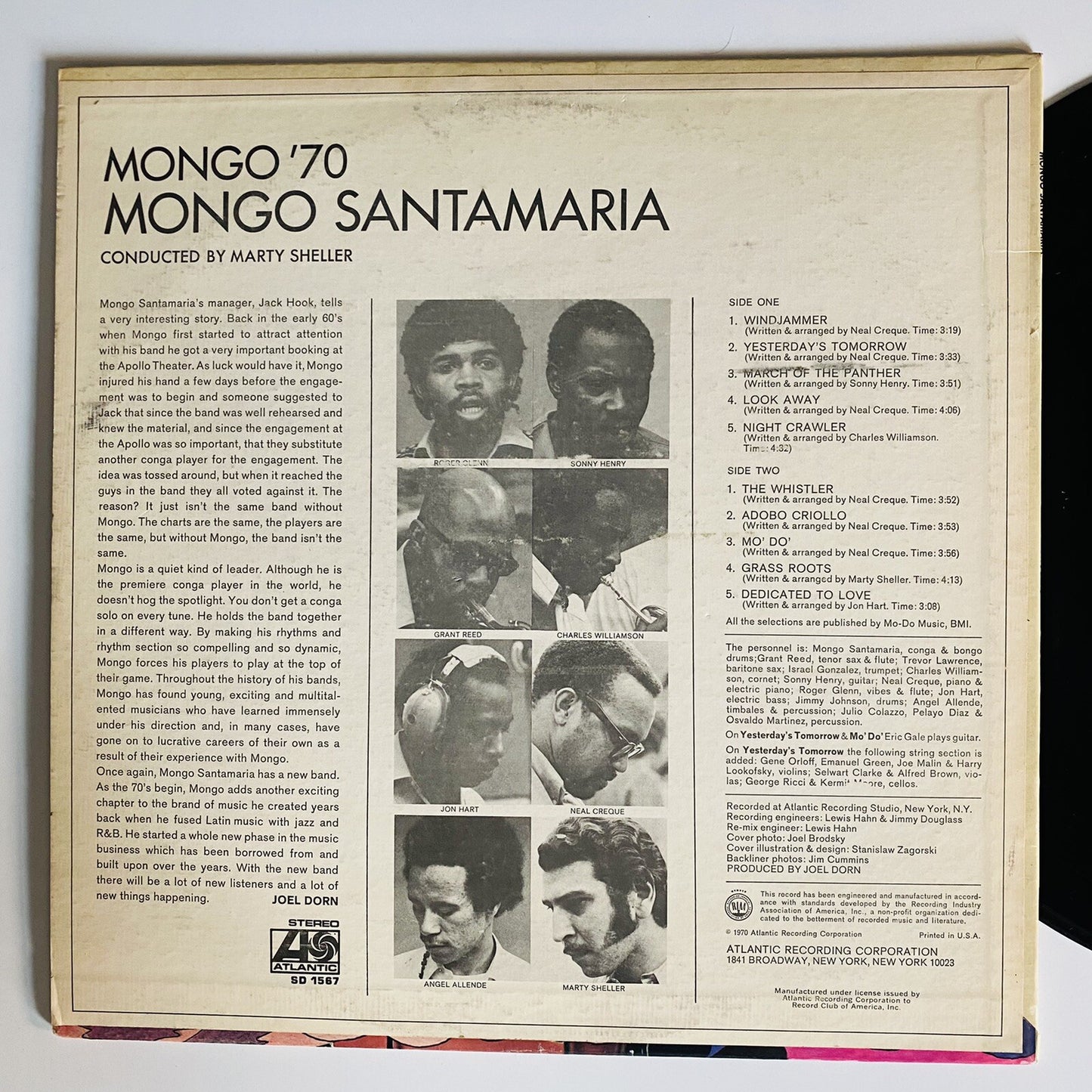 Mongo Santamaria MONGO ‘70 Vinyl LP Record VG+