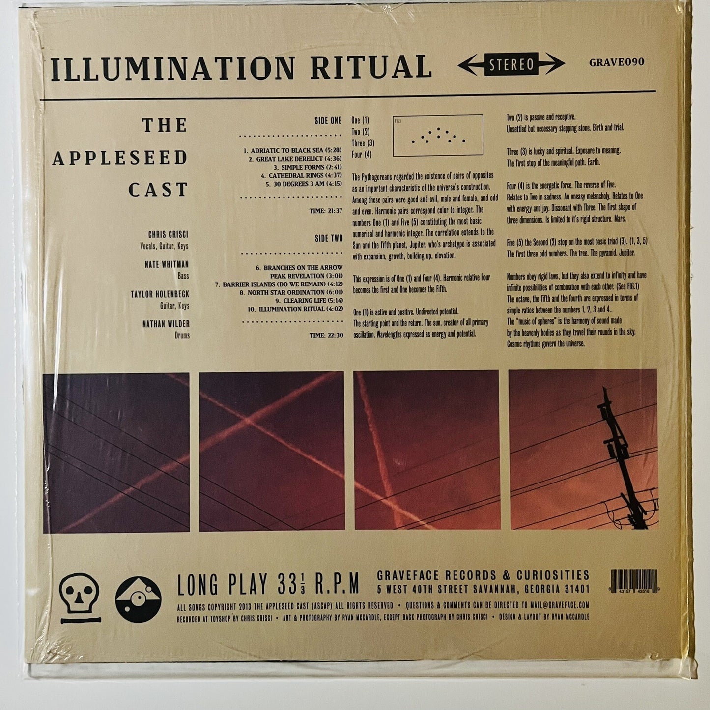 Appleseed Cast ILLUMINATION RITUAL Color Vinyl LP Record NM Never Played