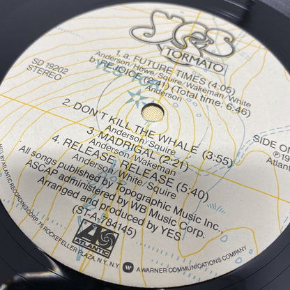YES Tormato Vinyl LP Record 1978 Atlantic VG+
