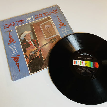 ERNEST TUBB SINGS HANK WILLIAMS Vinyl LP Record VG