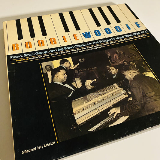 Boogie Woogie-Piano, Small Group & Big Band Classics ‘29-‘47 VINYL 3xLP RECORDS