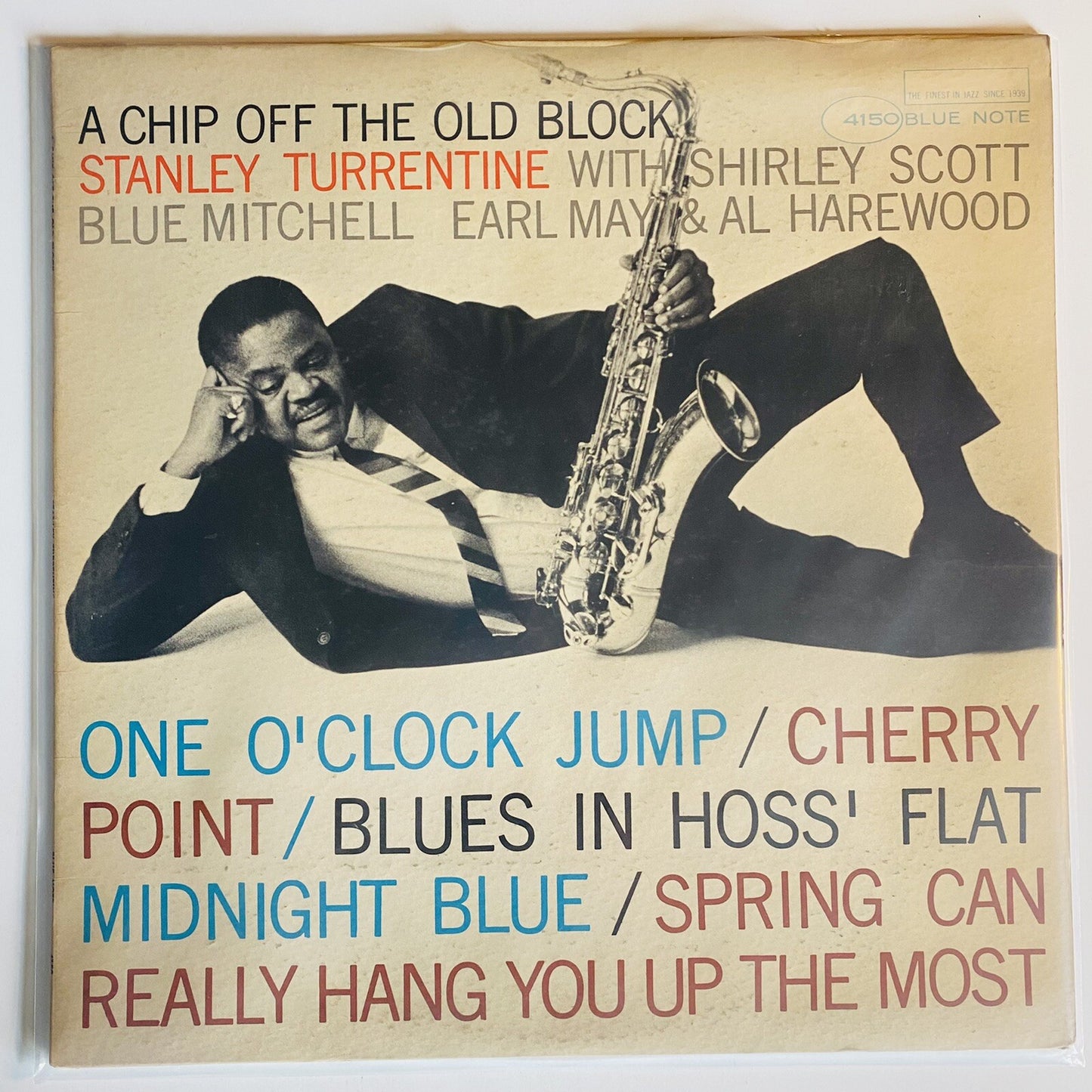 Stanley Turrentine A CHIP OFF THE OLD BLOCK  Vinyl LP Record IST PRESS Mono VG+