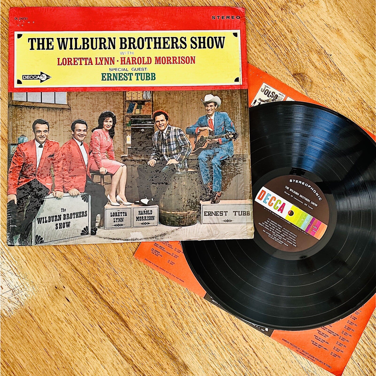 Wilburn Brothers WILBURN BROTHERS SHOW w/ LORETTA LYNN +HAROLD MORR Vinyl LP VG+