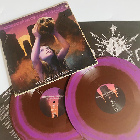 Corrosion of Conformity NO CROSS NO CROWN Color Vinyl 2xLP Record NEW Only 500
