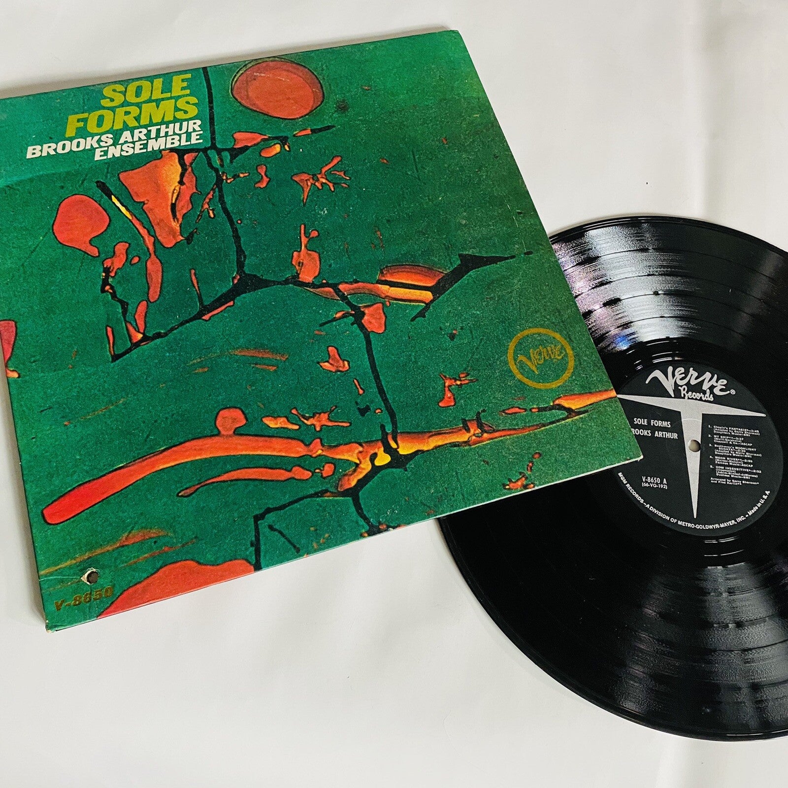 Brooks Arthur Ensemble SOLE FORMS Vinyl LO Record VG+ Gatefold