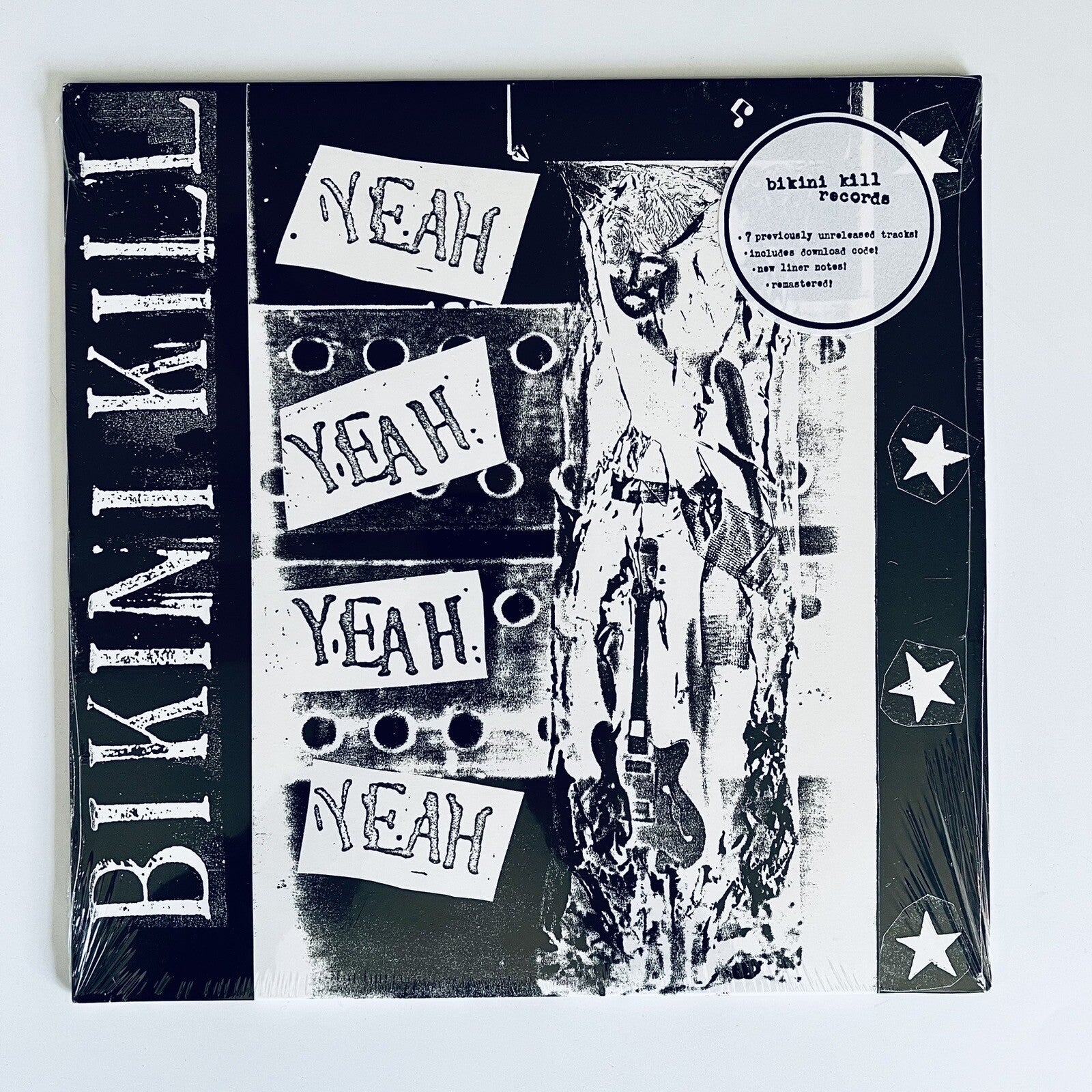 Bikini Kill YEAH YEAH YEAH YEAH Vinyl LP Record M SEALED. Includes Xtra Tracks