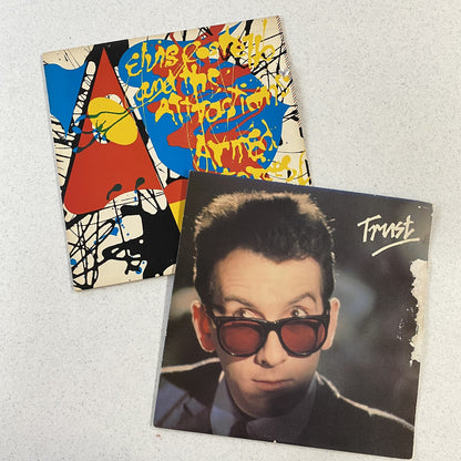 Elvis Costello TRUST + ARMED FORCES Vinyl LP Record VG+ on Media