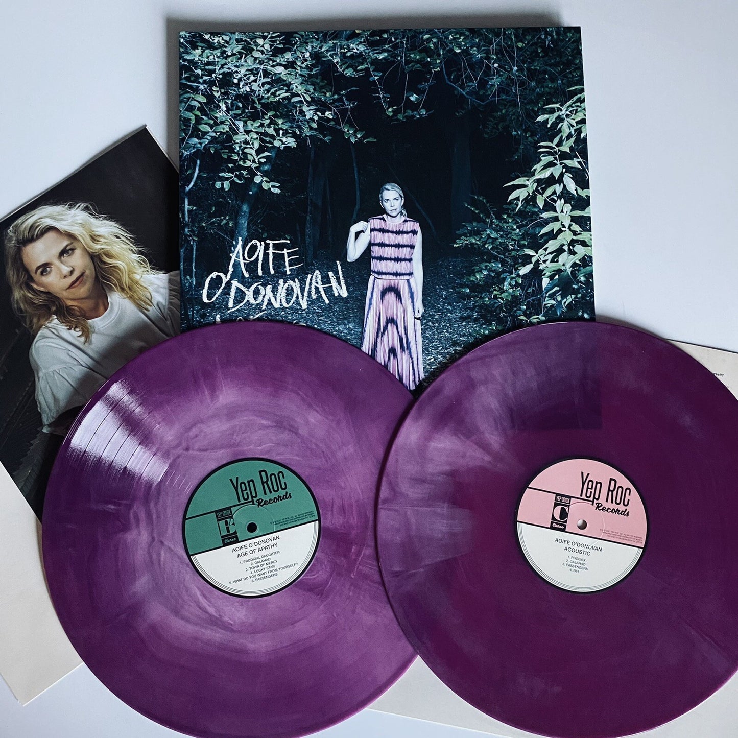 Aoife O'Donovan ‎AGE OF APATHY + 12” Acoustic EP Color Vinyl LP Record DELUXE ED