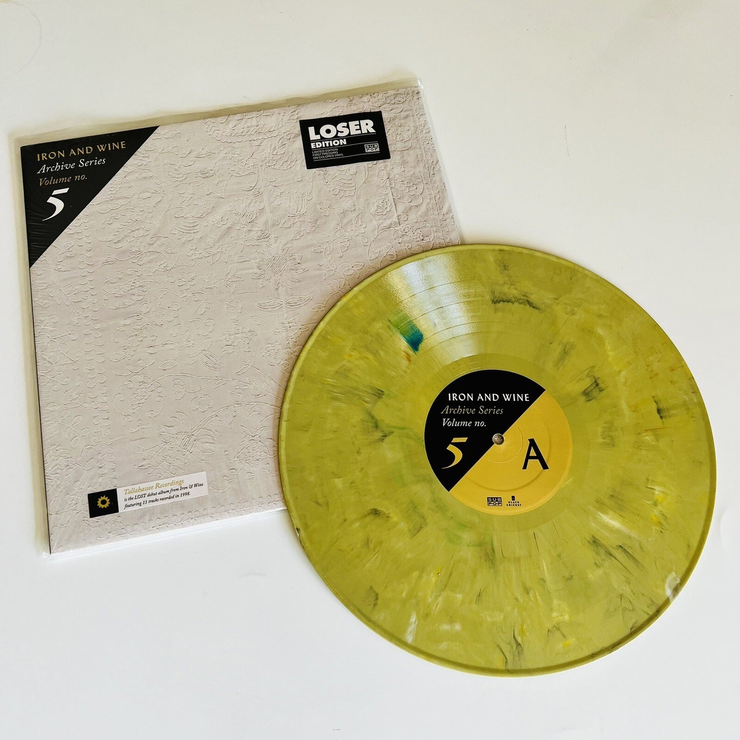 Iron & Wine ARCHIVE SERIES NO. 5 Color Vinyl LP Record NM Unplayed