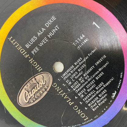 Pee Wee Hunt THE BLUES A LA DIXIE Vinyl LP Record VG+