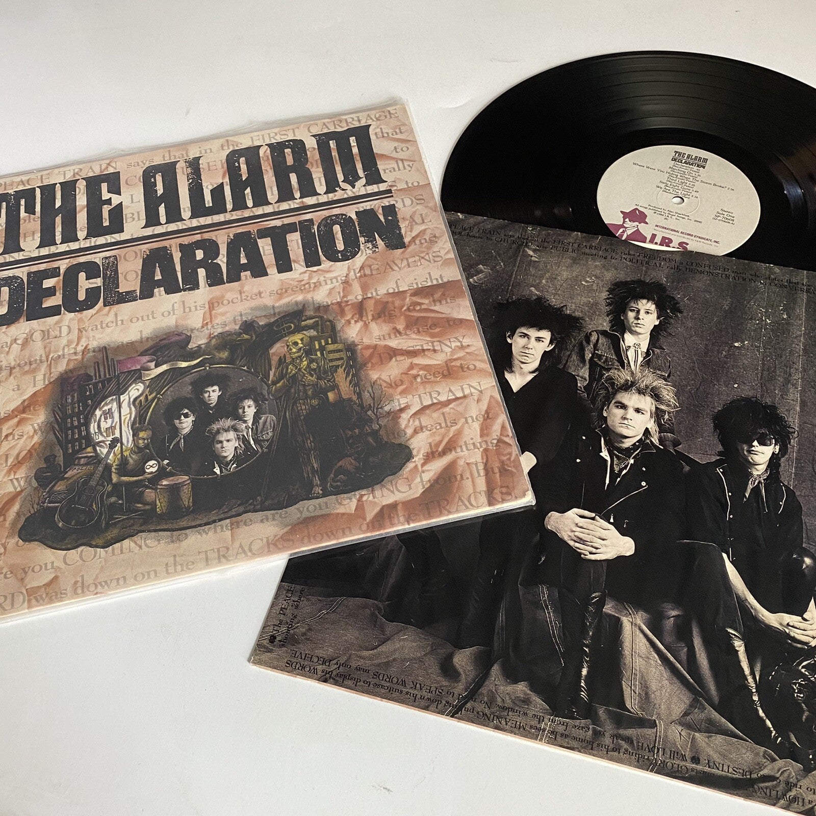 The Alarm DECLARATION Vinyl LP Record VG+