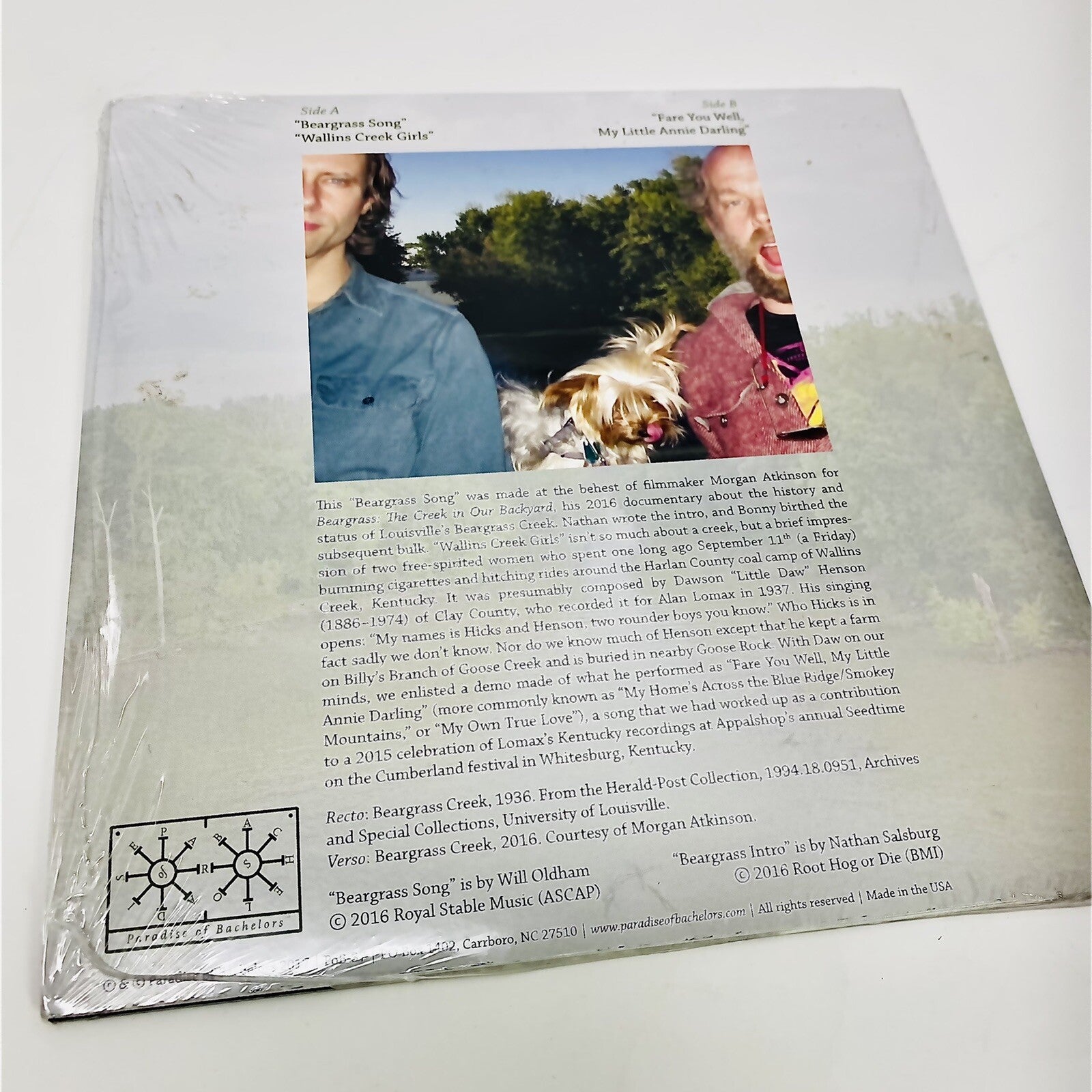 Bonnie Prince Billy & Nathan Salsburg BEARGRASS SONG Vinyl 7” EP Record SEALED