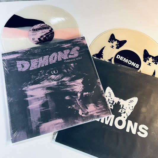 Demons GREAT DISMAL + EMBRACE WOLF Color Vinyl Records NM Unplayed