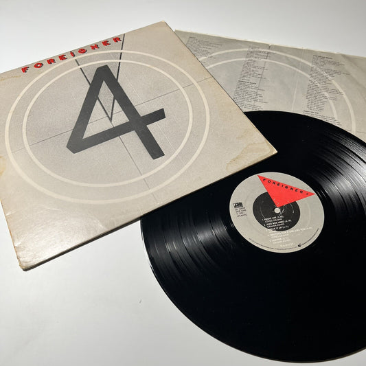 Foreigner FOUR Vinyl LP Record G+/VG+