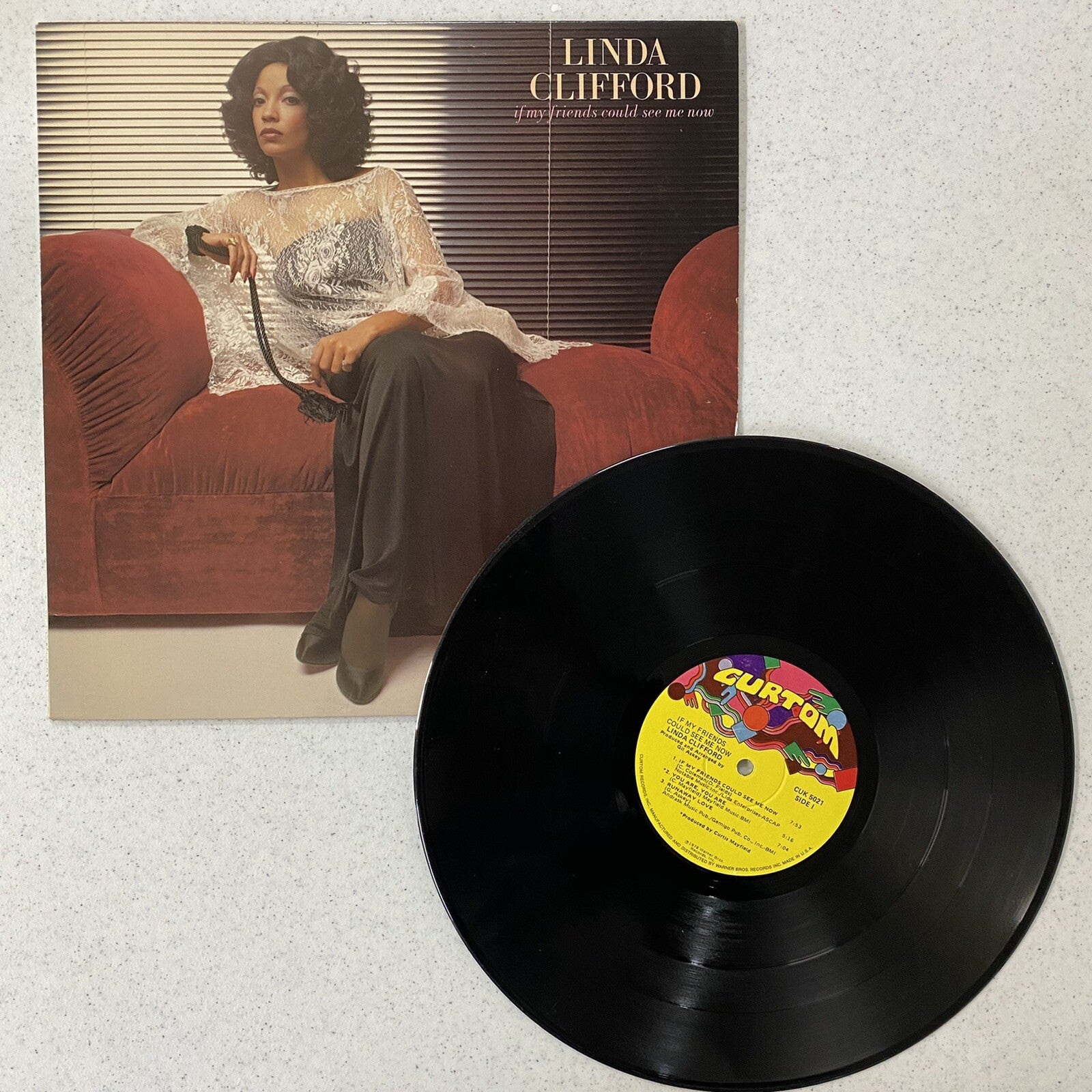 Linda Clifford IF MY FRIENDS COULD SEE ME NOW Vinyl LP Record VG+