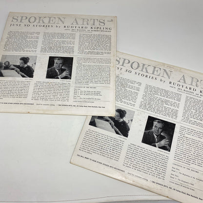 Just So Stories Vol 1 & 2 Vinyl LP Record SPOKEN ART VG