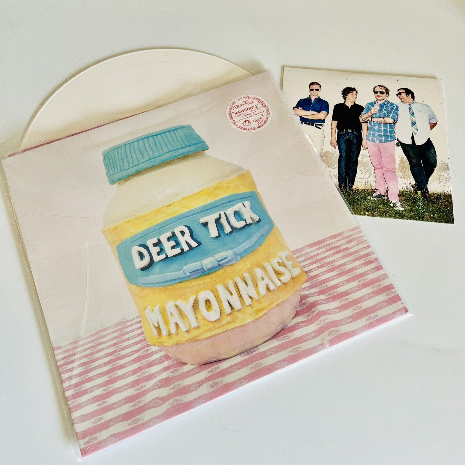Deer Tick MAYONNAISE Color Vinyl LP Record + 7” Bonus UNPLAYED M/NM