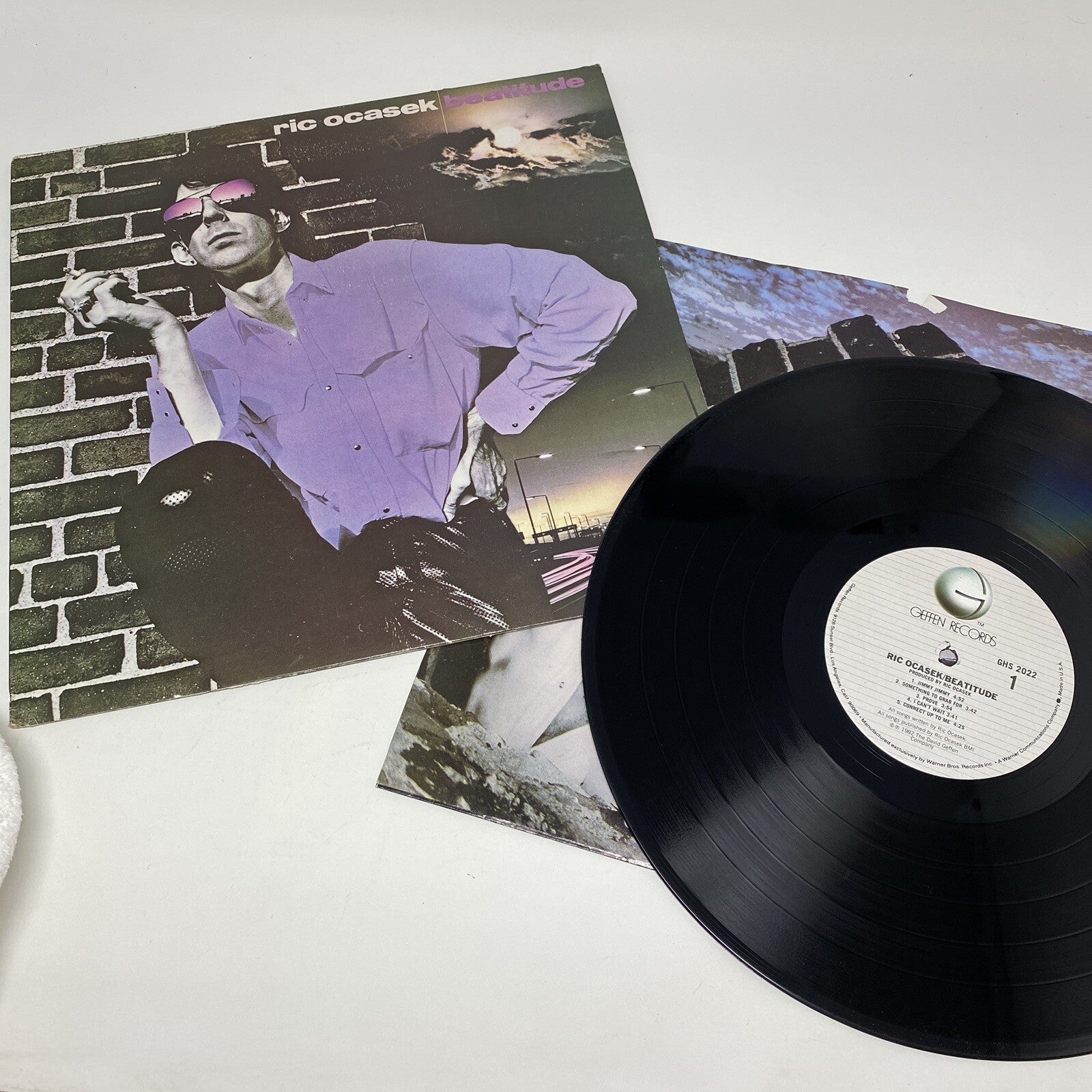 Ric Ocasek BEATITUDE Vinyl LP Record VG+