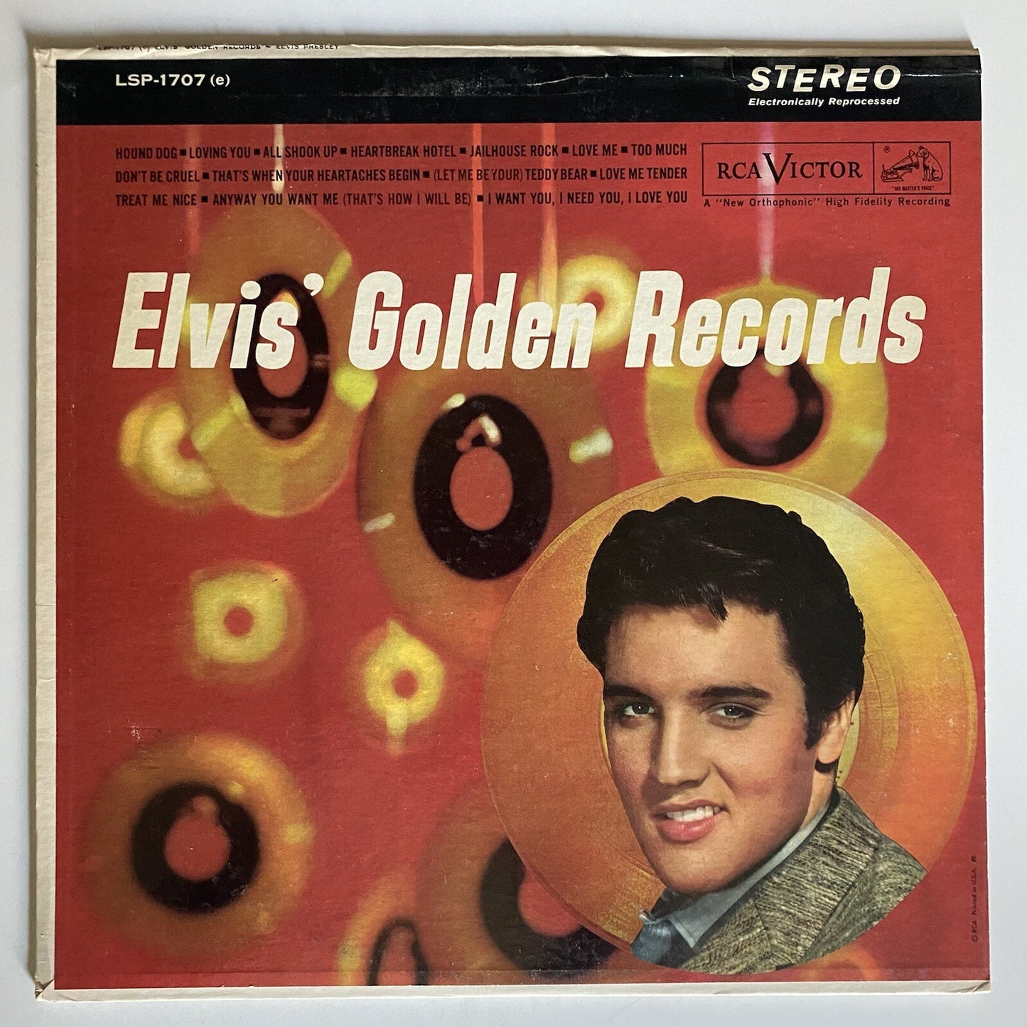 Elvis Presley ELVIS' GOLDEN RECORDS Vinyl LP RECORD Excellent